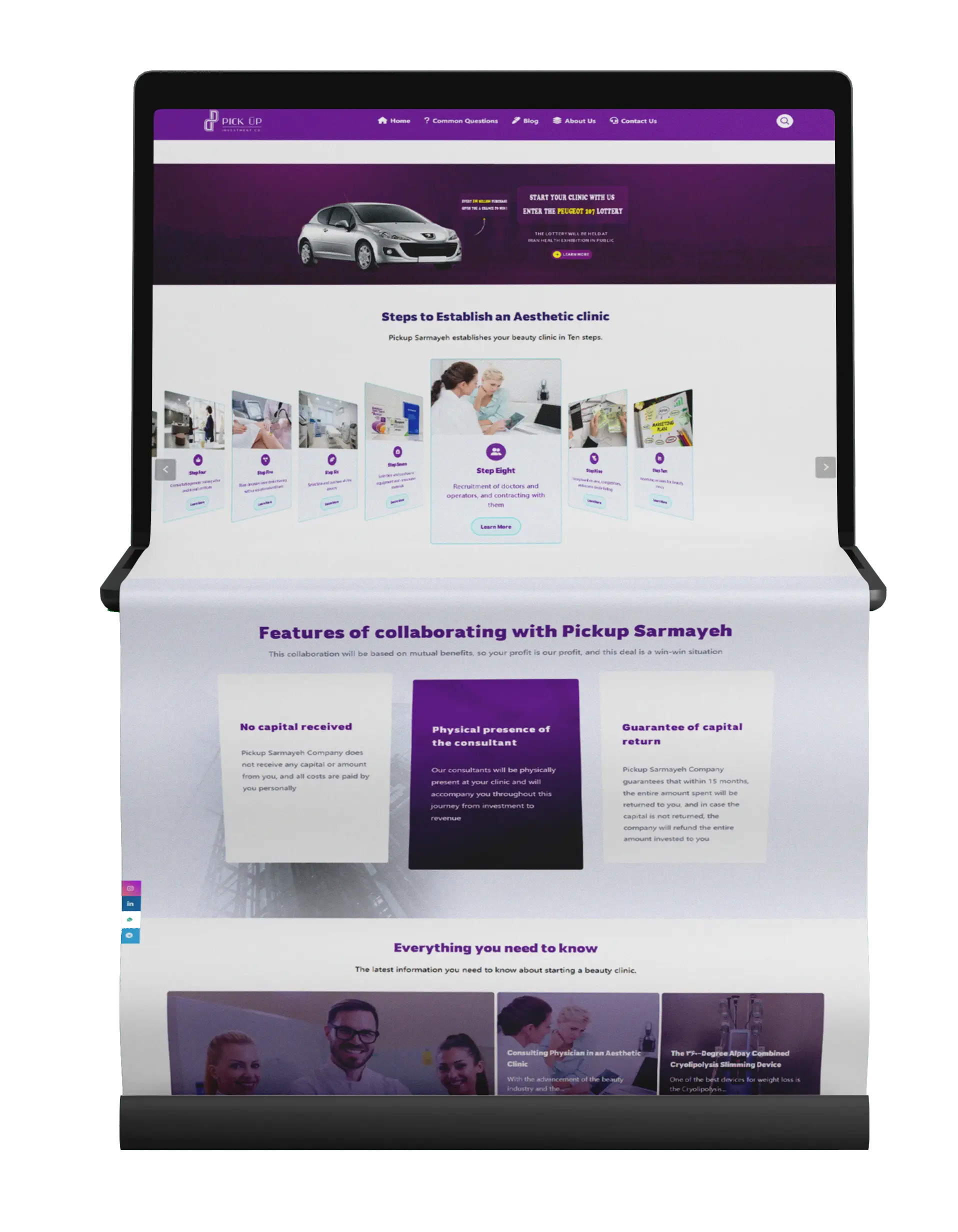 SE.MMC (Shirin Erfani Marketing Management Company) Web Design Portfolio 6